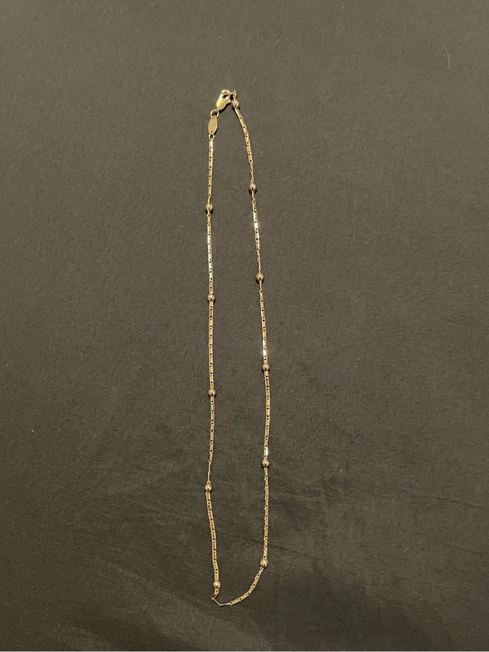 New - 14k gold finish necklace